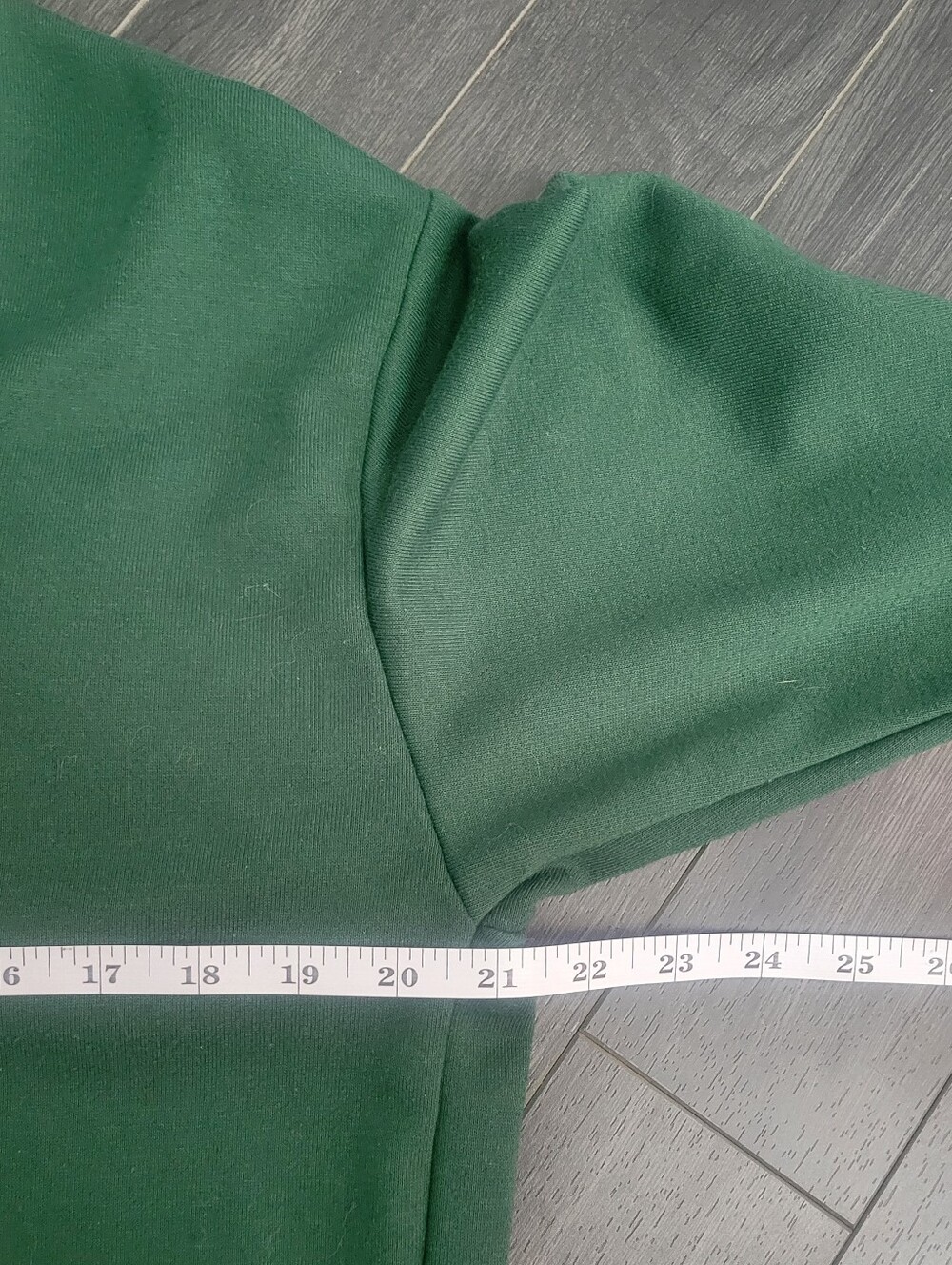 CIDER Size S Green Graphic Crewneck Sweater Cozy Happy Vibes Vtg-Inspired - Picture 5 of 6